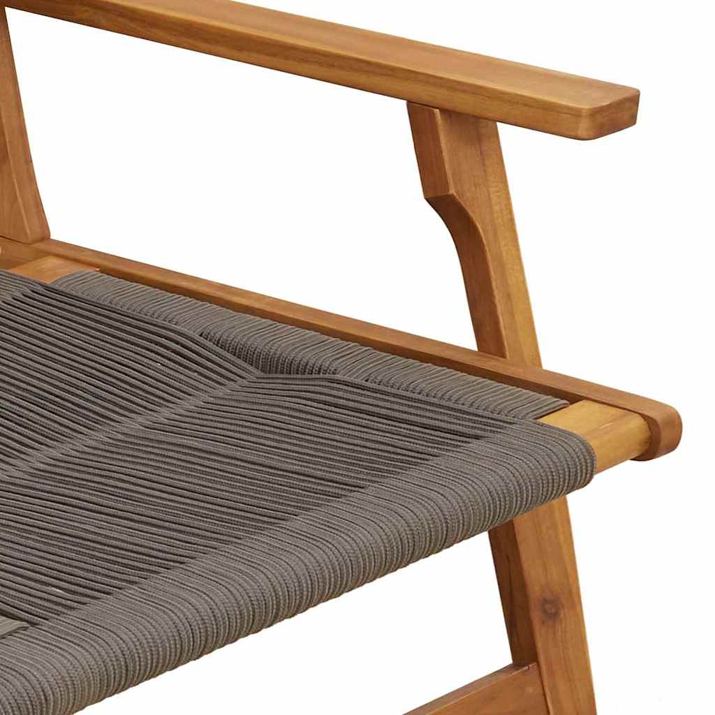 gartenmöbel Schwarz 122 x 78 x 73 cm Massivholz Akazie