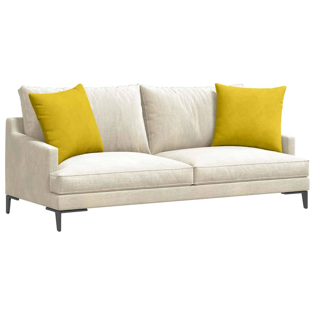 Sofakissen 2 Stück Blau 50 x 30 cm Cordstoff