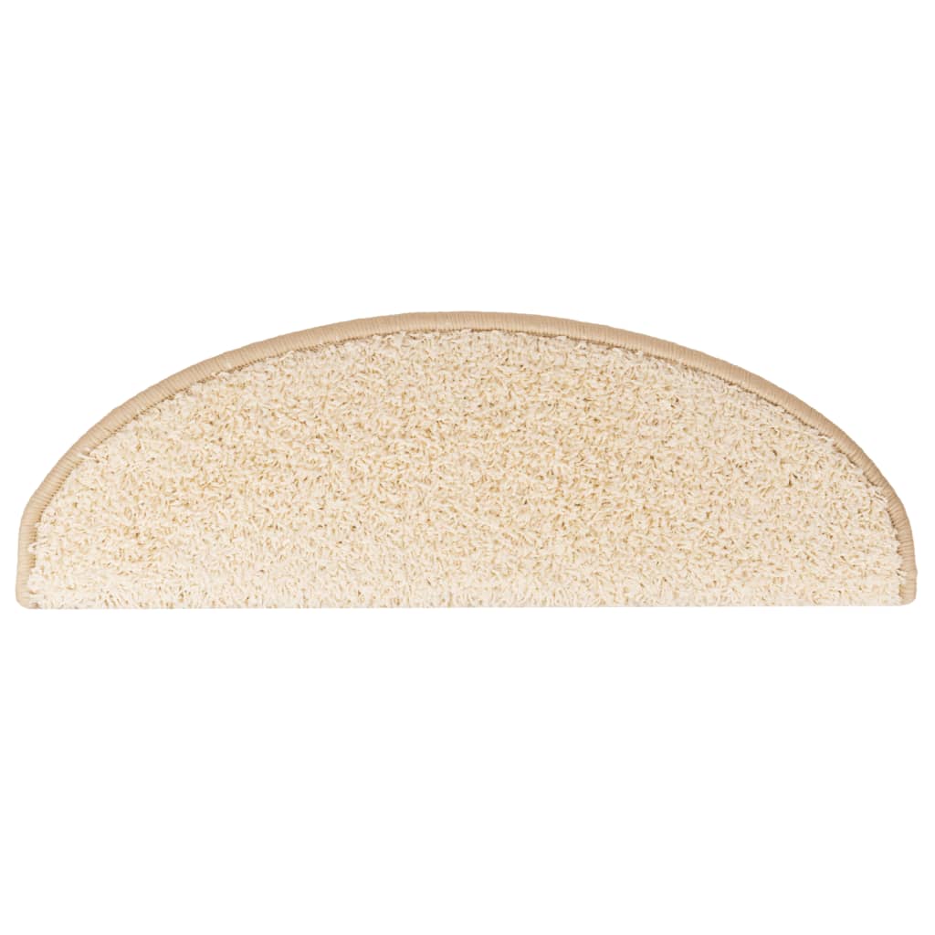 Stufenmatten 15 Stk. 56x17x3 cm Grau Halbrund