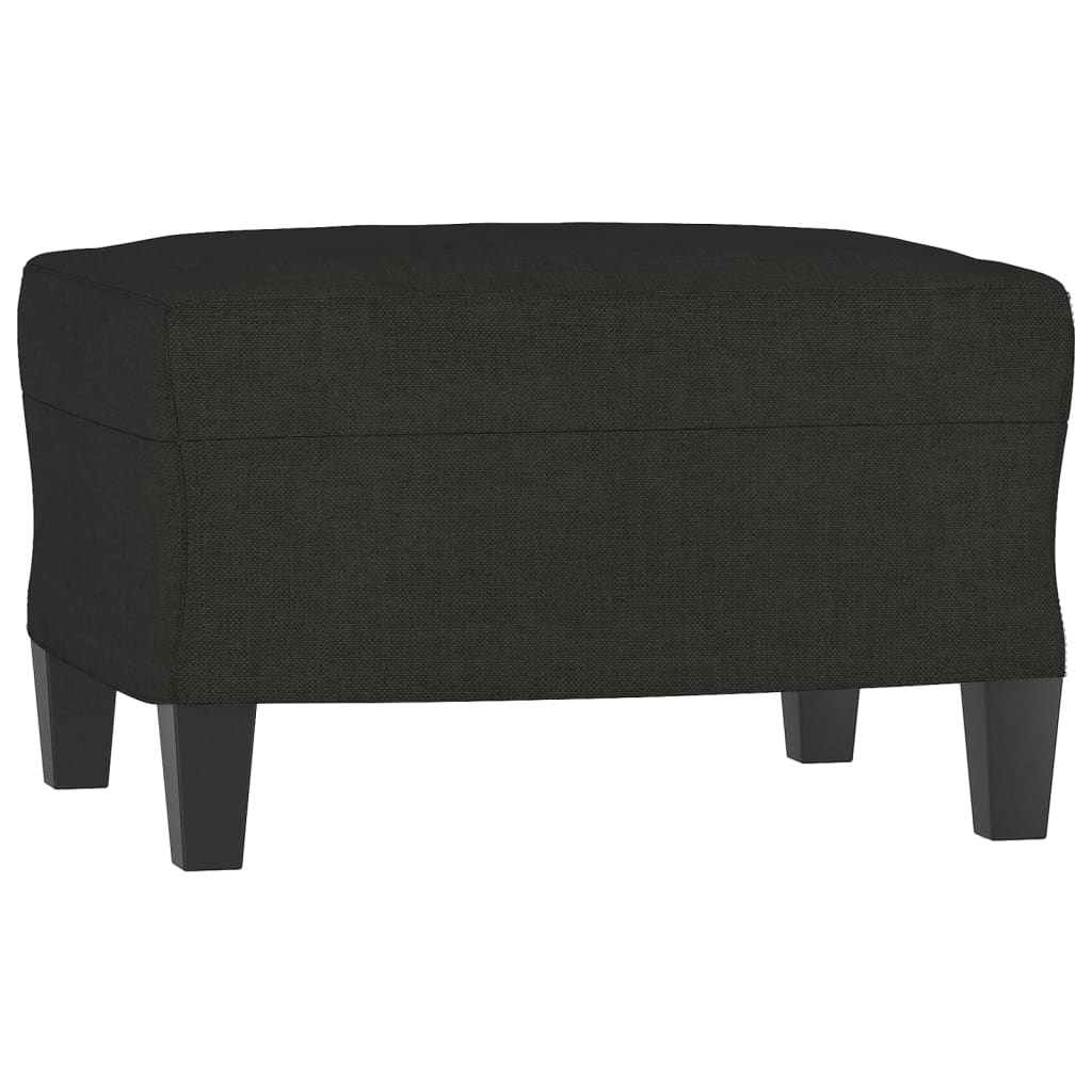 Fußhocker Hellgrau 60x50x41 cm Stoff