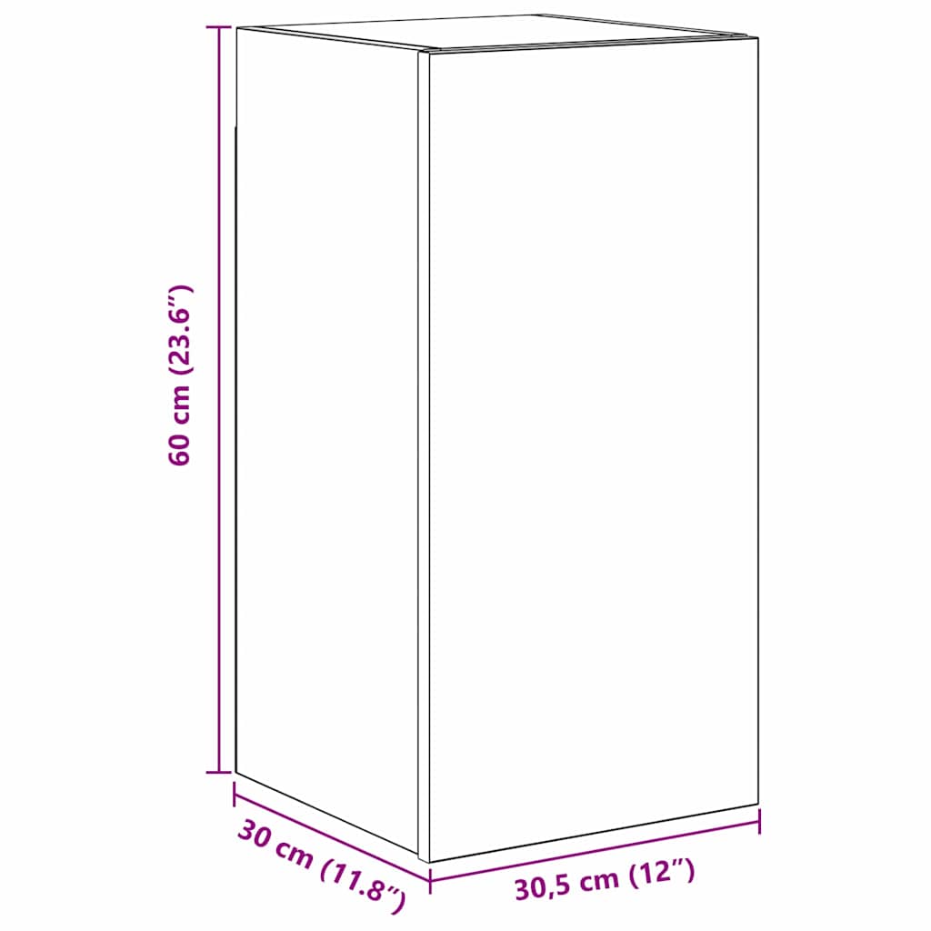 4-tlg. TV-Schrank-Set Weiß Holzwerkstoff