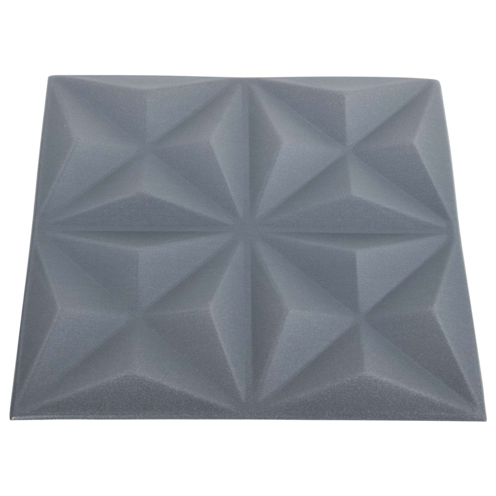 Wandpaneele 12 pcs Diamant Weiß 50 x 50 cm XPS Schaum