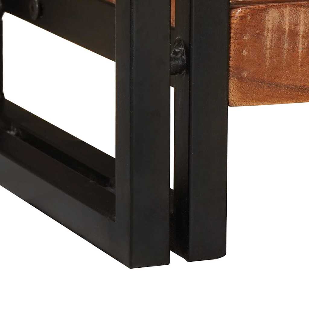Konsolentisch Braun 120 x 33 x 75 cm Massivholz Akazie
