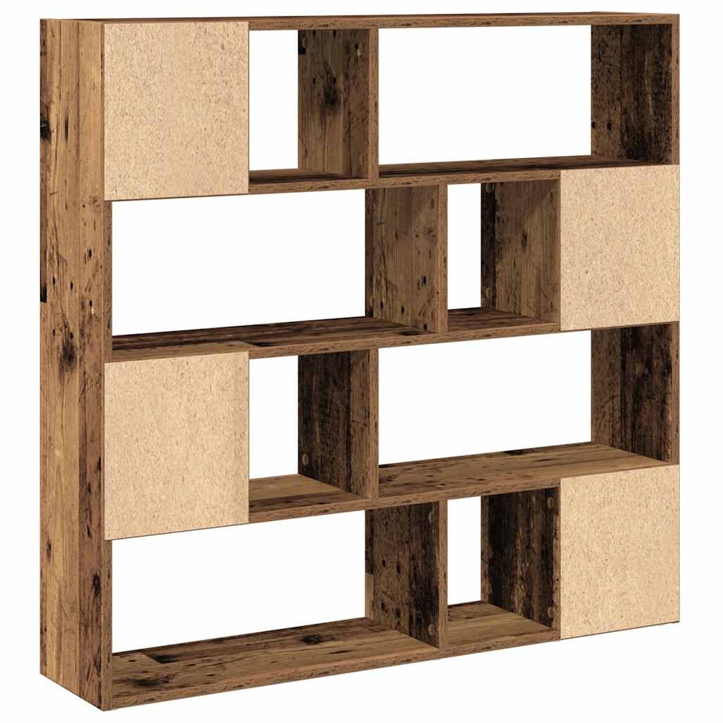 Bücherregal/Raumteiler Weiß 105x24x102 cm