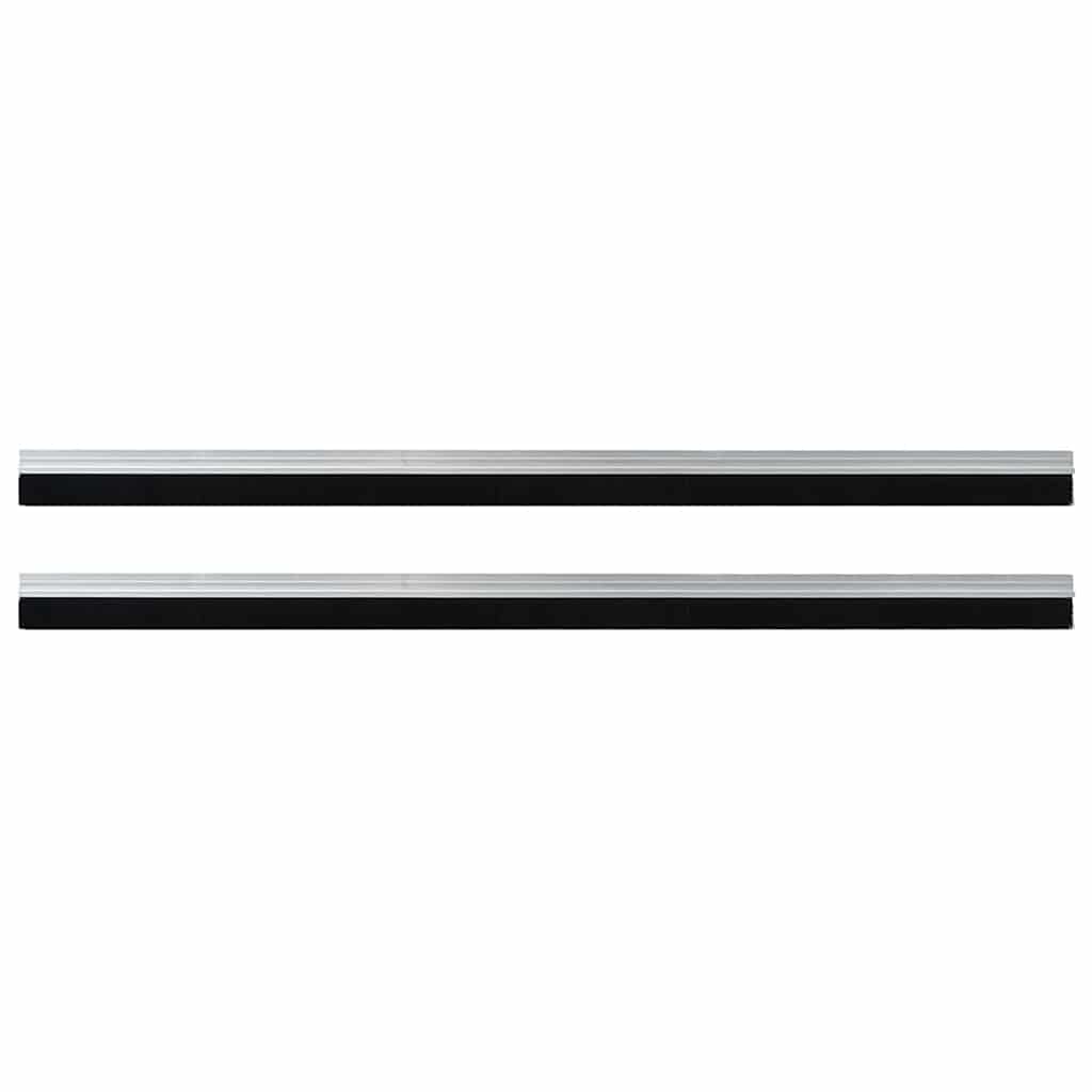 Selbstklebende Türbürstendichtungen 2 pcs Braun 100 cm