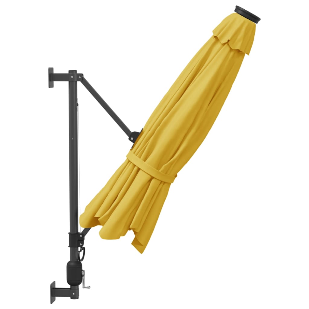 Wand-Sonnenschirm Apfelgrün 290 cm
