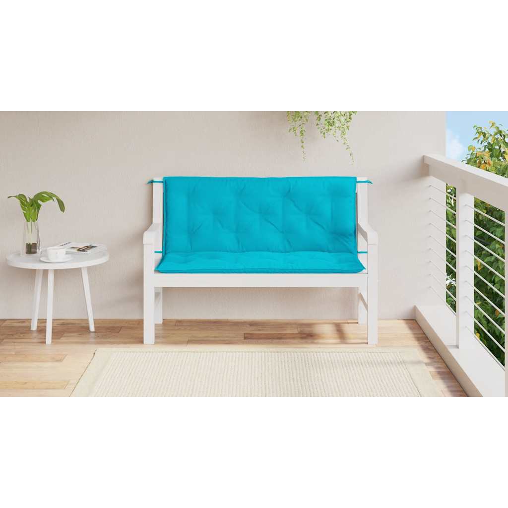 Gartenbank-Auflage Anthrazit 100x(50+50)x7 cm Oxford-Gewebe