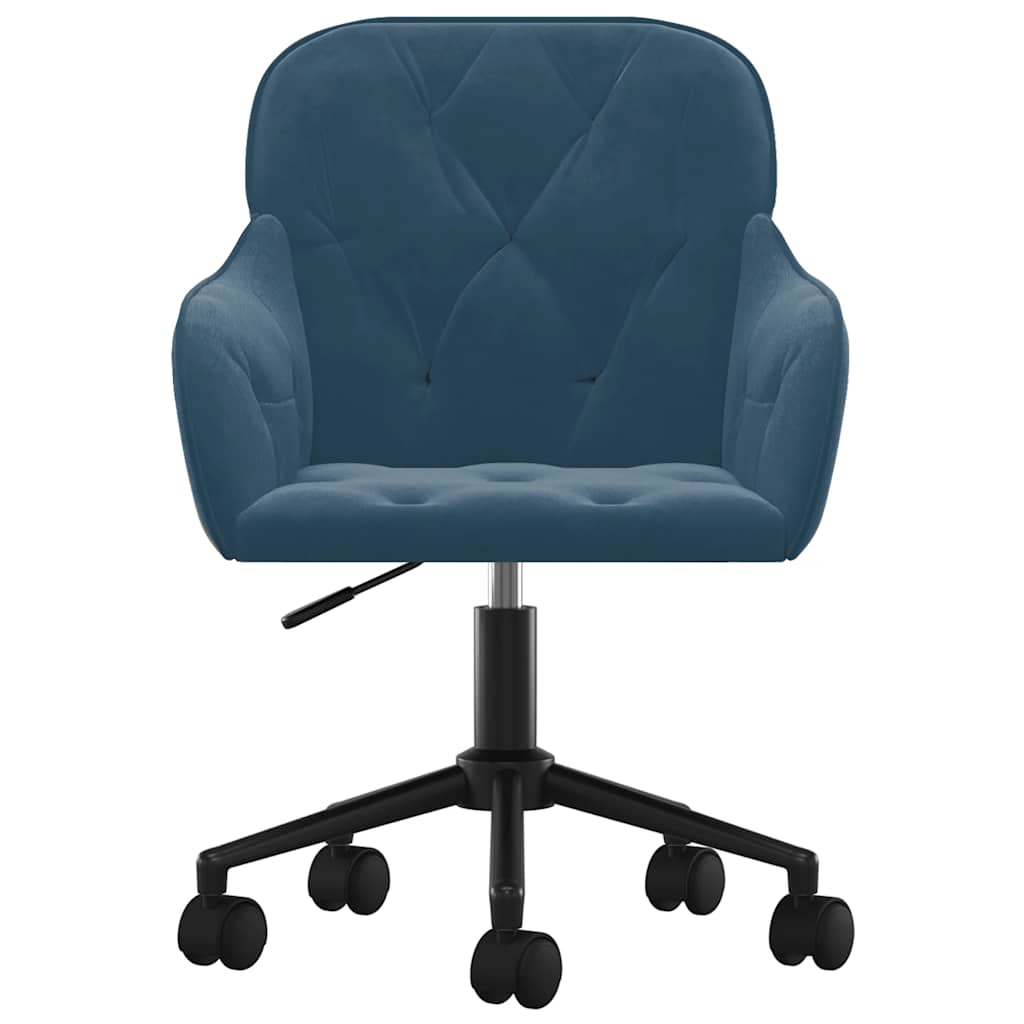 Bürostuhl Drehbar Dunkelgrün Samt