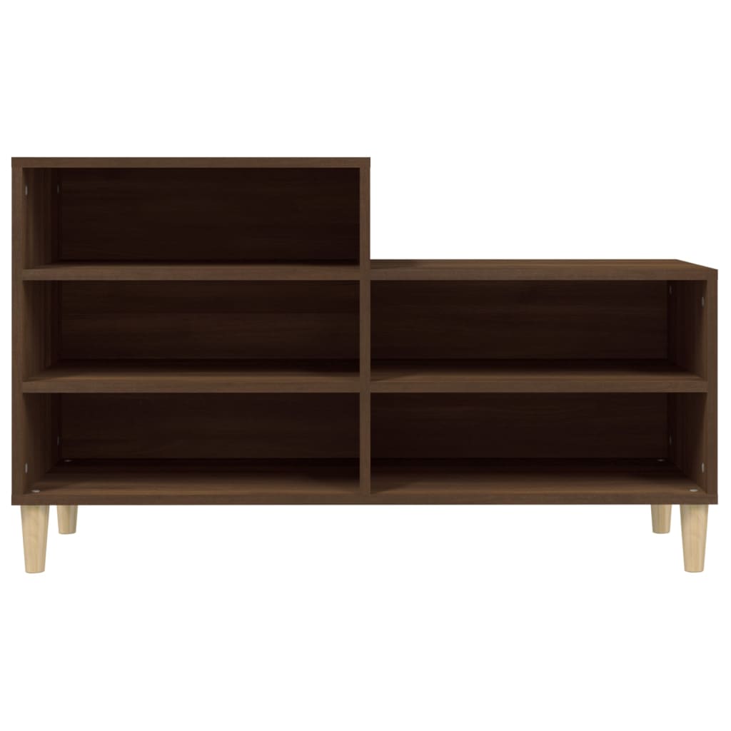 Schuhregal Weiß 102x36x60 cm Holzwerkstoff