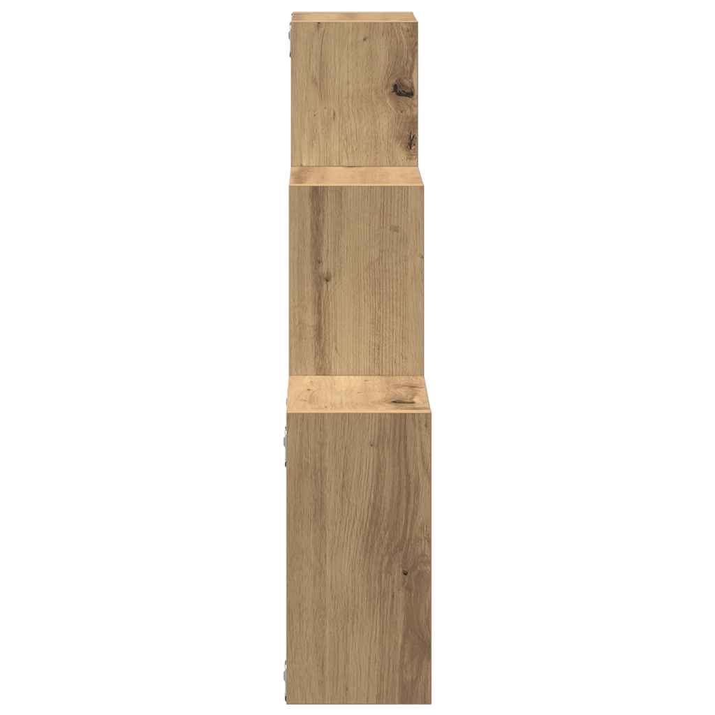 Cube Wandregale Weiß 68x15x68 cm Holzwerkstoff