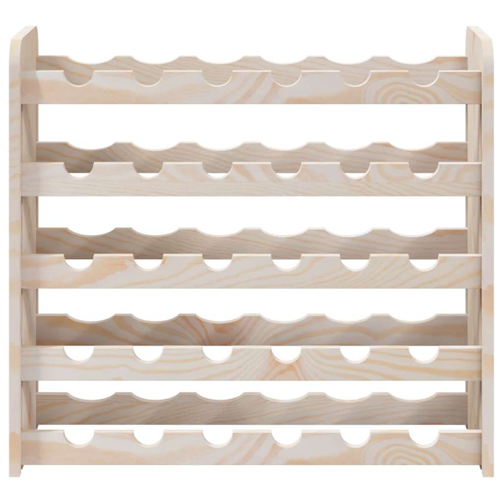 Weinregal 33x25x37 cm Massivholz Kiefer