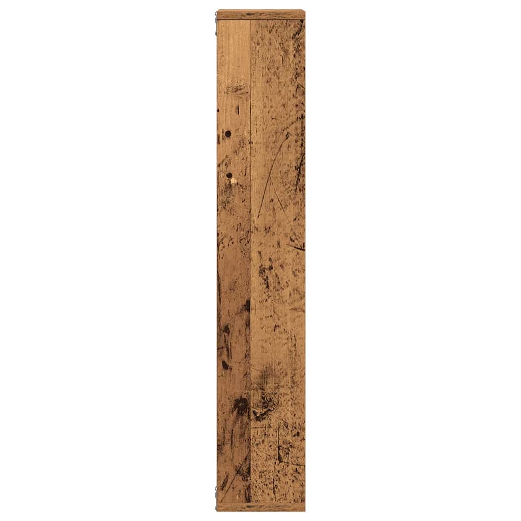 Wandregal Weiß 36x16x90 cm Holzwerkstoff
