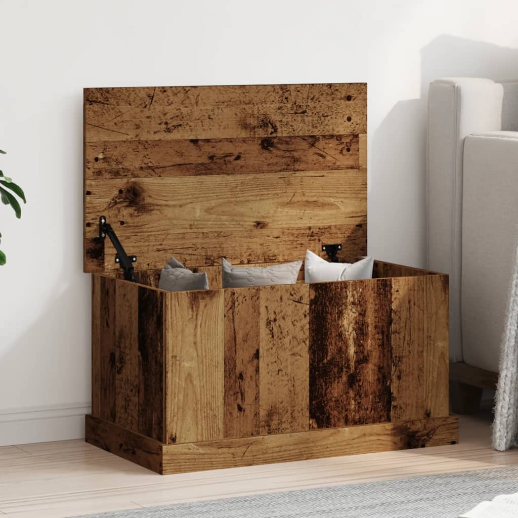 Aufbewahrungsbox Weiß 50 x 30 x 28 cm Holzwerkstoff