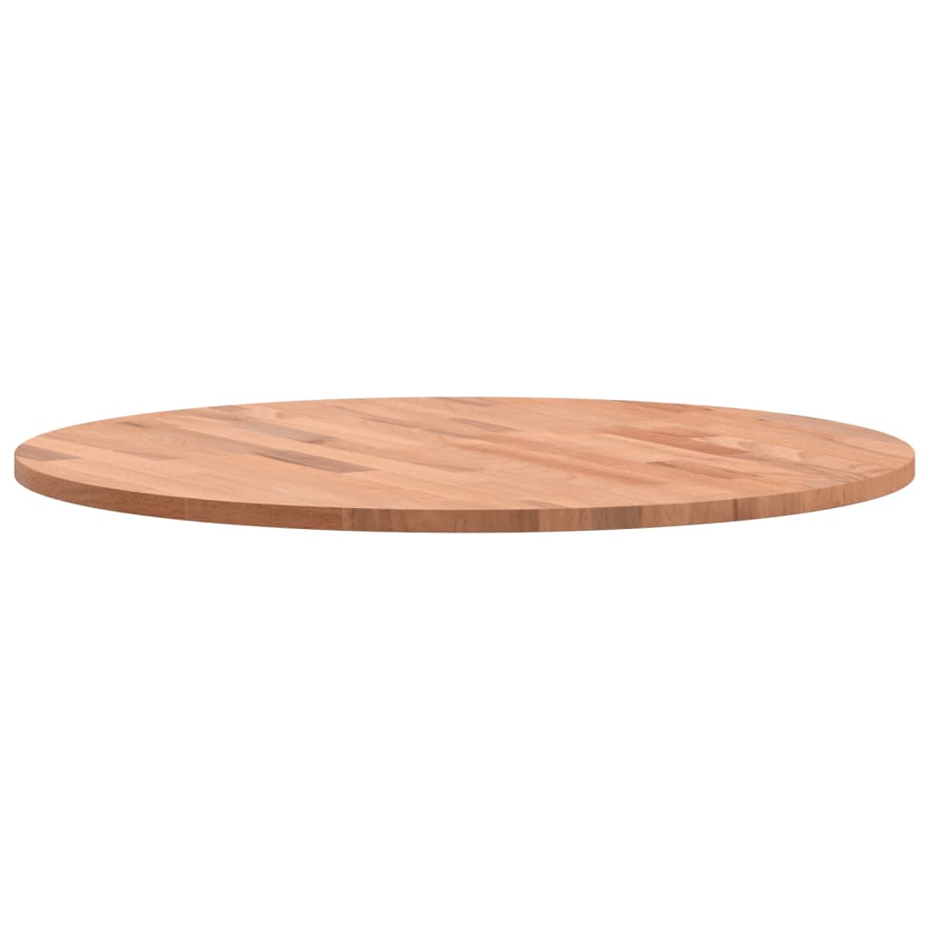 Tischplatte Ø30x1,5 cm Rund Massivholz Buche