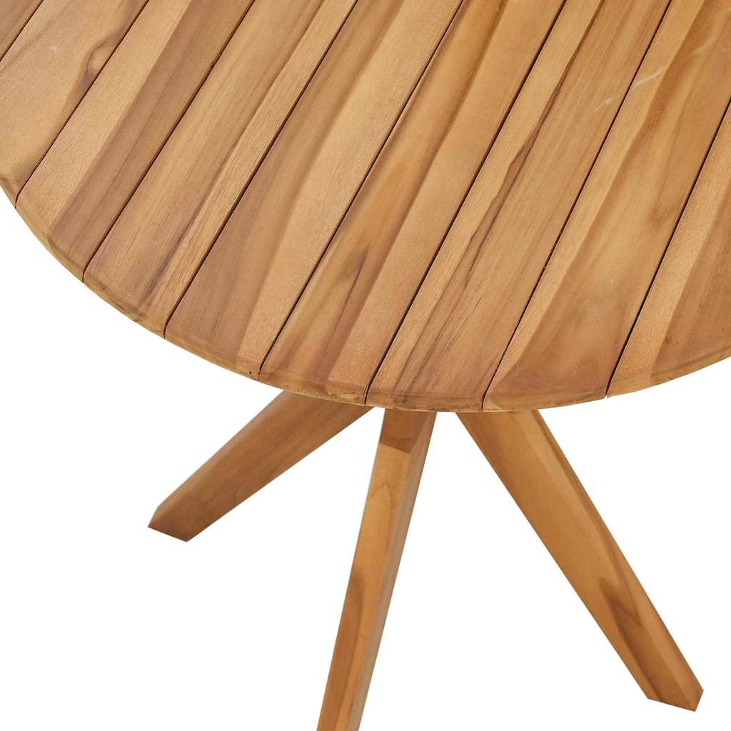 Beistelltisch Braun 40 x 40 x 41 cm Massivholz Teak