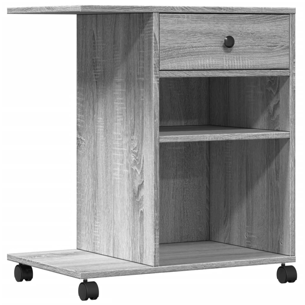 Druckerständer Uni Altholz 60 x 40 x 68.5 cm Holzwerkstoff