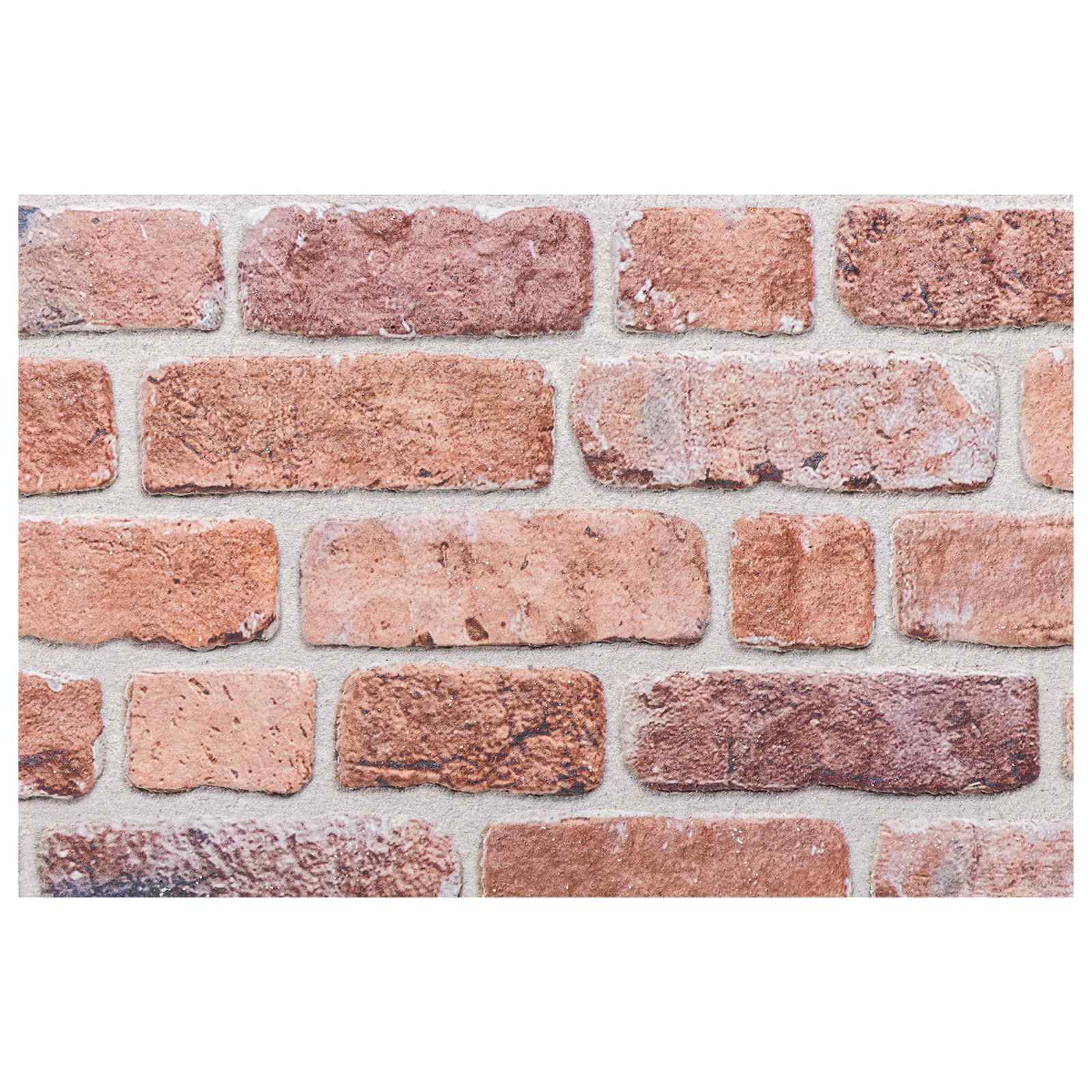 Wandpaneele 10 pcs Ziegel 100 x 50 cm EPS-Schaum