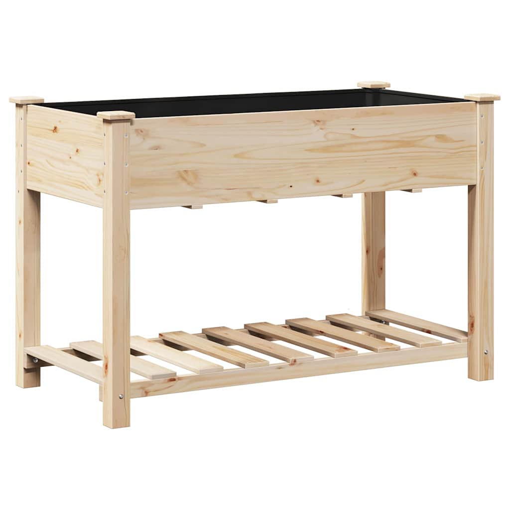 Garten-Pflanzgefäß mit Regal Beige 71 x 37 x 76,5 cm