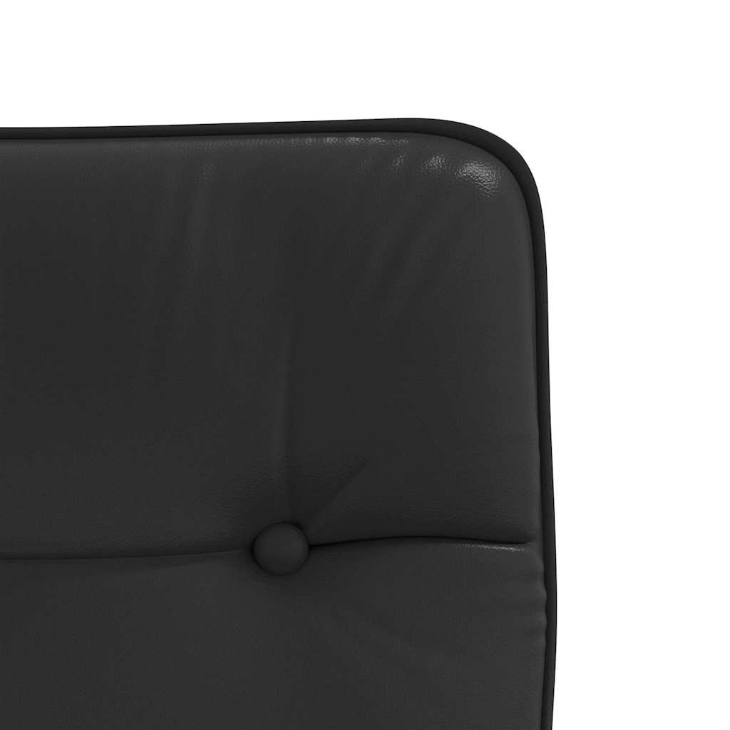 Esszimmerstühle 2 Stk. Schwarz Kunstleder
