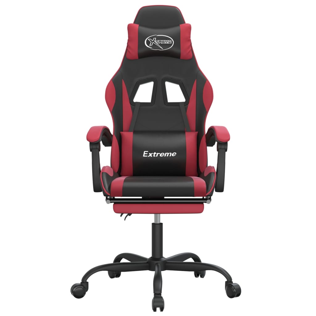 Gaming-Stuhl Schwarz und Golden Kunstleder