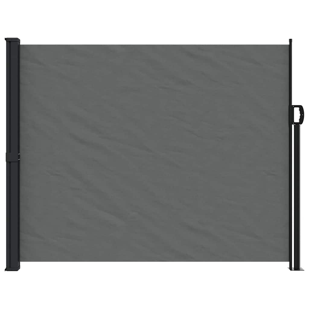 Seitenmarkise Ausziehbar Schwarz 100x300 cm