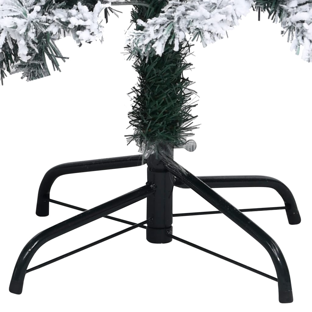 Künstlicher Weihnachtsbaum mit Dicken Zweigen Grün 150 cm PVC