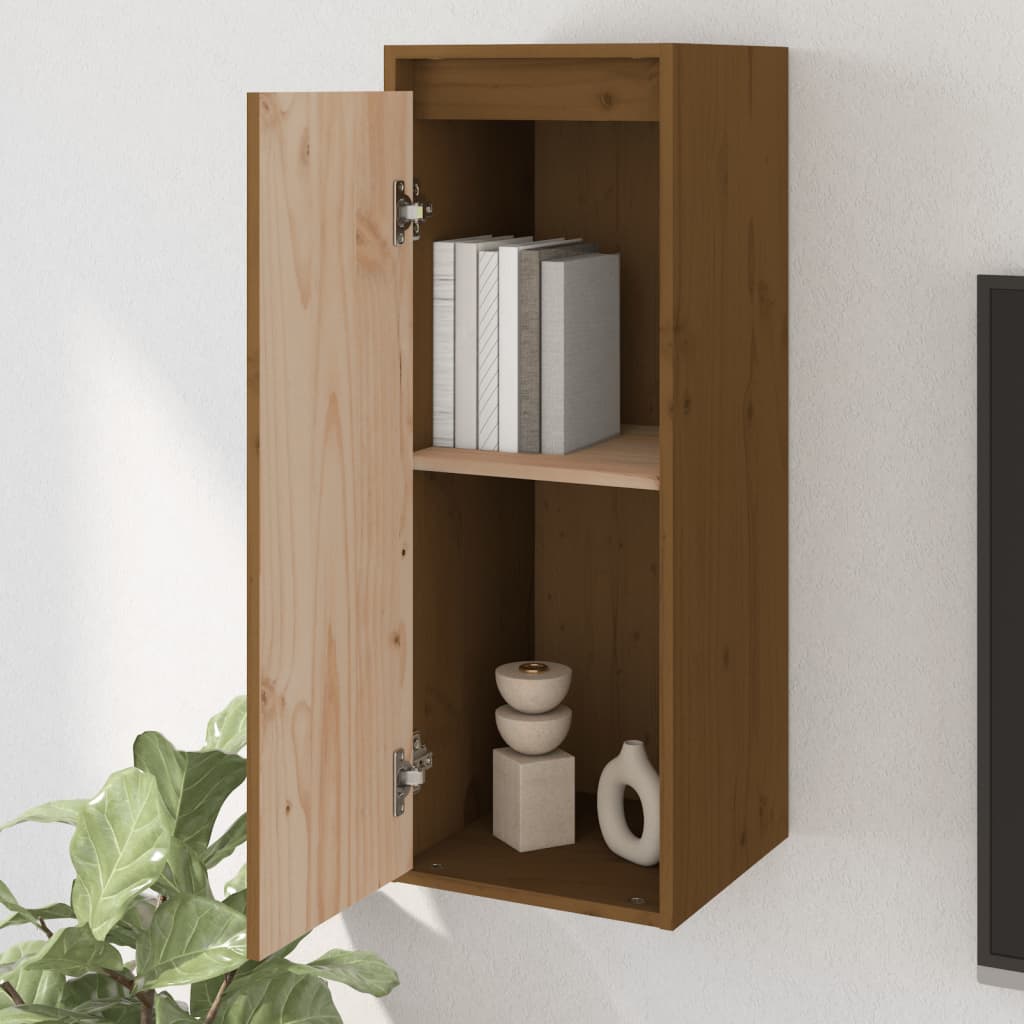 Wandschrank 30x30x80 cm Massivholz Kiefer