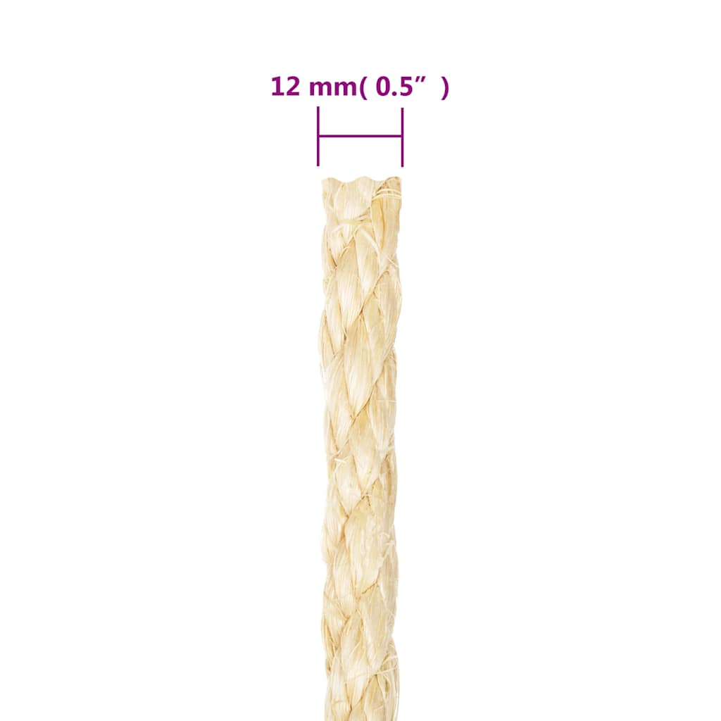 Seil 100% Sisal 6 mm 100 m