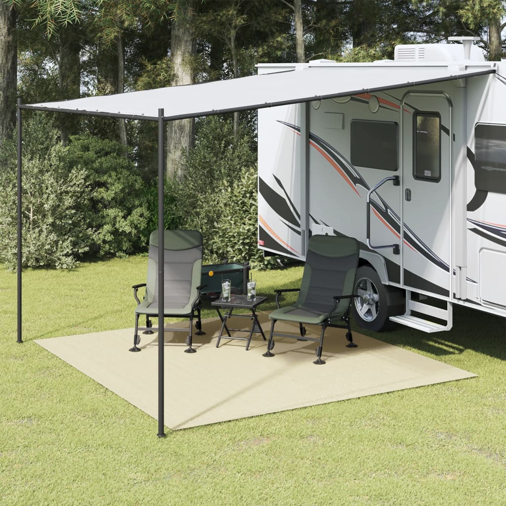 Zeltteppich Anthrazit 4x2 m