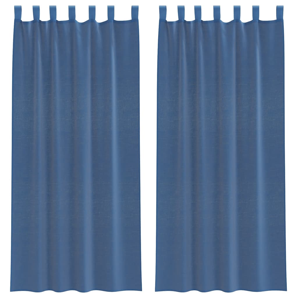 Voile Vorhänge mit Ösen 2 Stk. Apfelgrün 140x140 cm