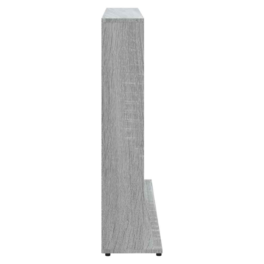 CD Regal Schwarz Eichen-Optik 101 x 23 x 177,5 cm Holzwerkstoff
