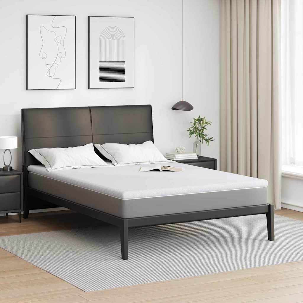 Matratzenauflage Weiß 80 x 200 cm Jacquard Stoff