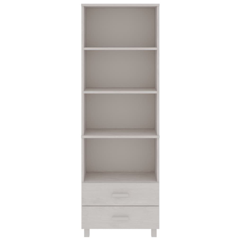 Highboard HAMAR Honigbraun 60x35x180 cm Massivholz Kiefer