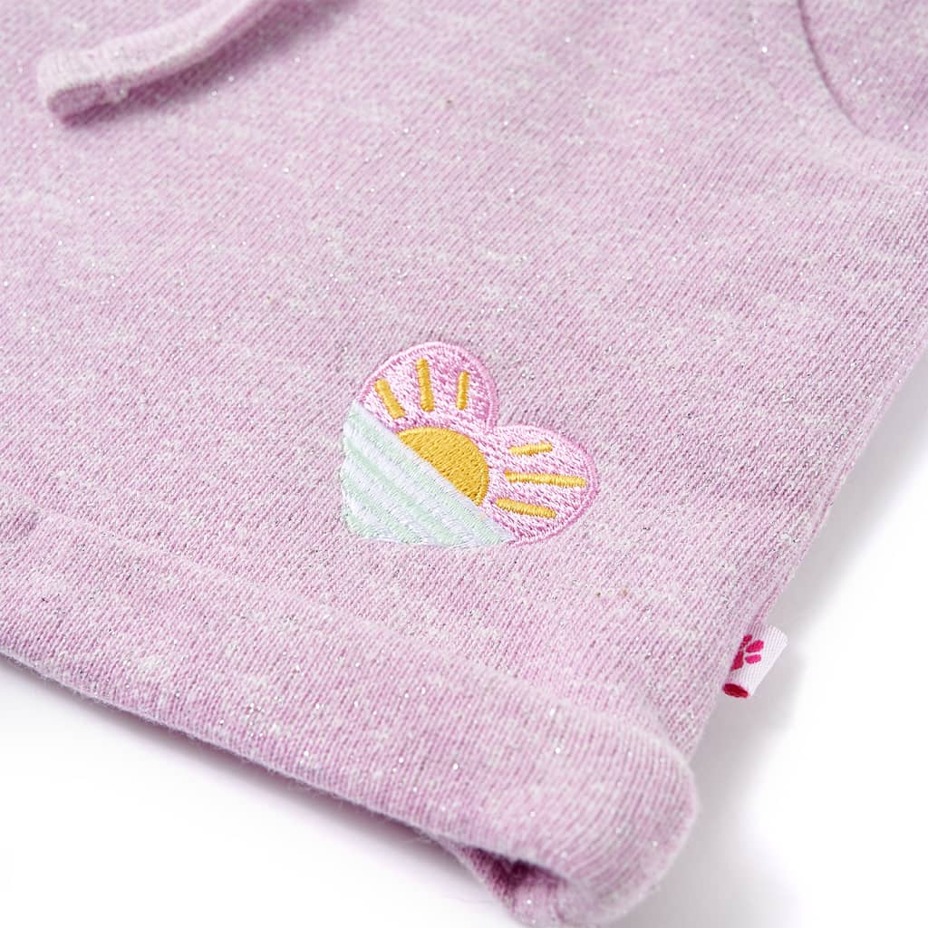 Kindershorts mit Kordelzug Hellrosa 116