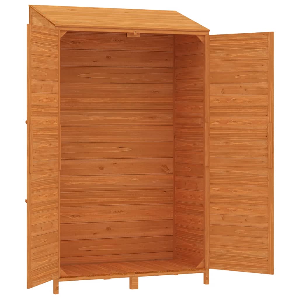 Geräteschuppen 55x52x174,5 cm Massivholz Tanne