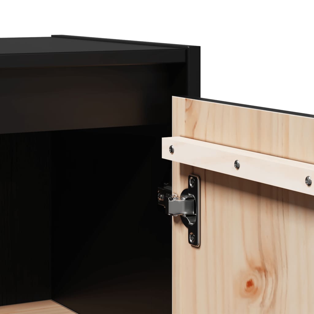 Wandschrank 30x30x60 cm Massivholz Kiefer