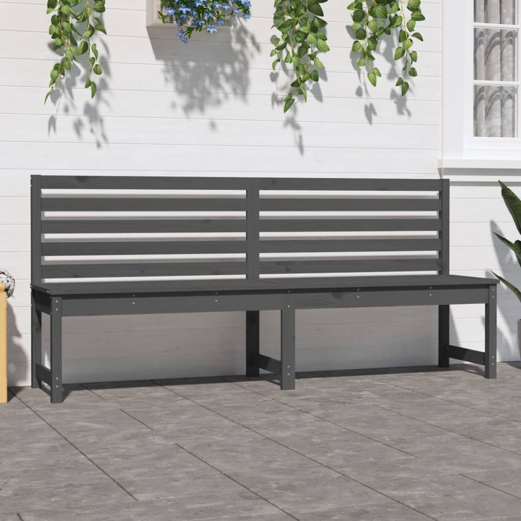 Gartenbank 109 cm Massivholz Kiefer