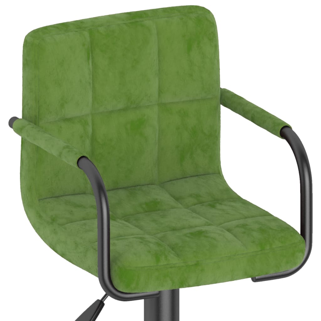 Barhocker 2 Stk. Blau Samt