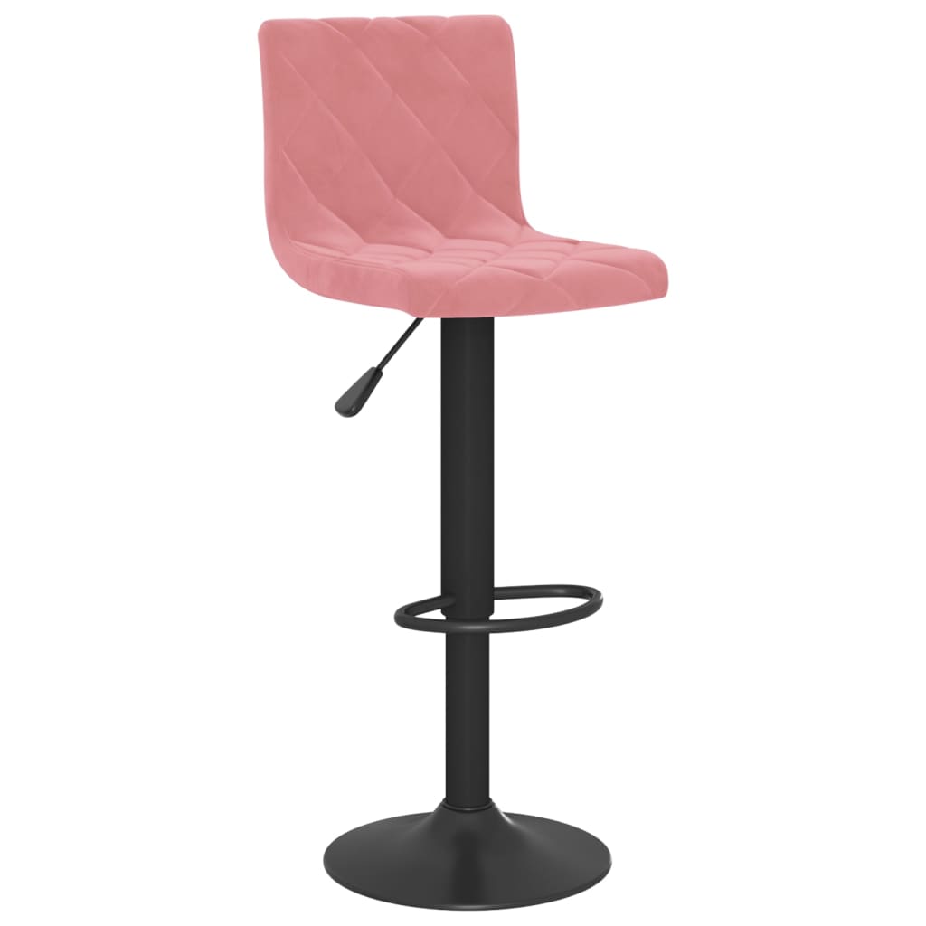 Barhocker 2 Stk. Creme Samt