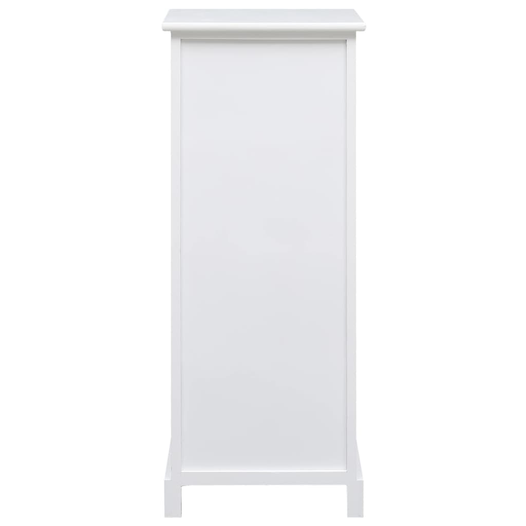 Beistellschrank 38x28x86 cm Massivholz Paulownia