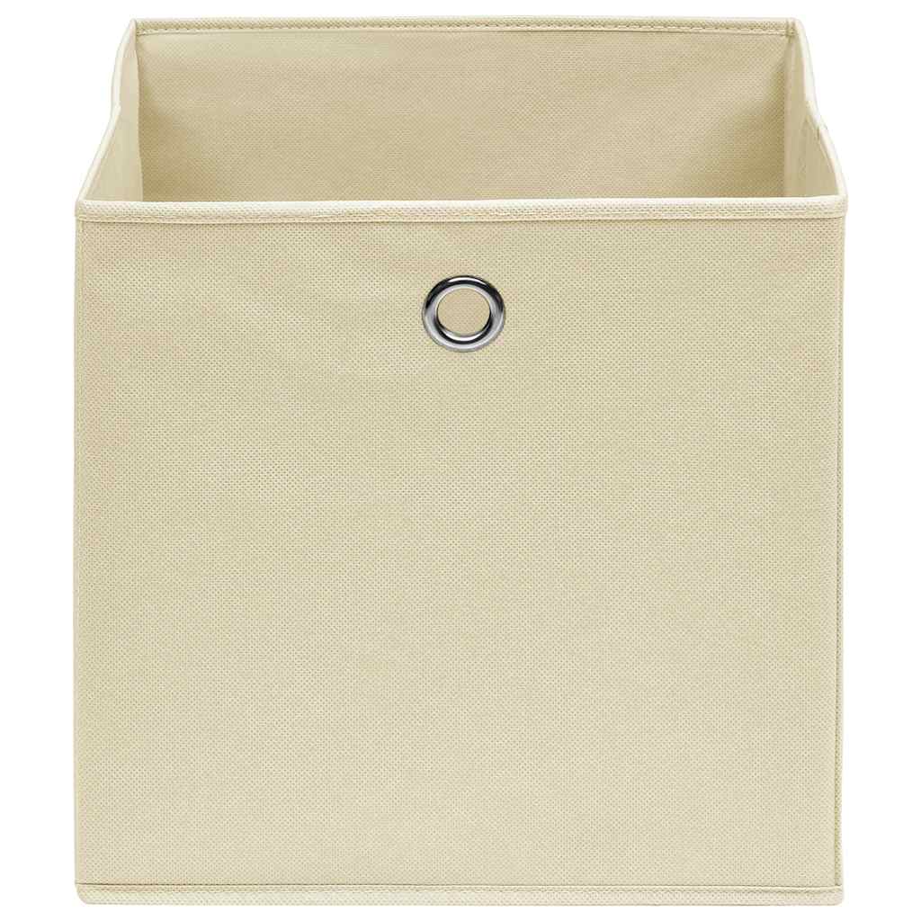 Aufbewahrungsboxen 4 Stk. Blau 32x32x32 cm Stoff