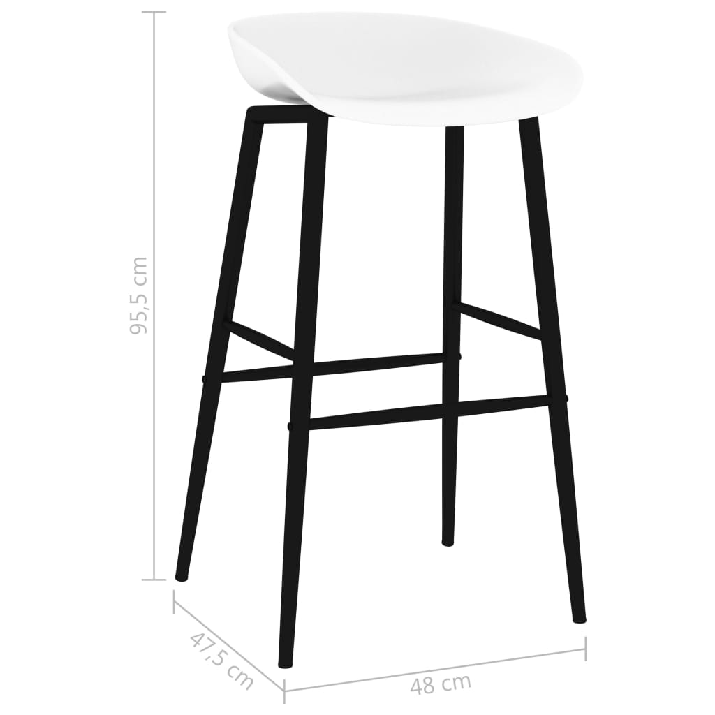 5-tlg. Bar-Set Weiß