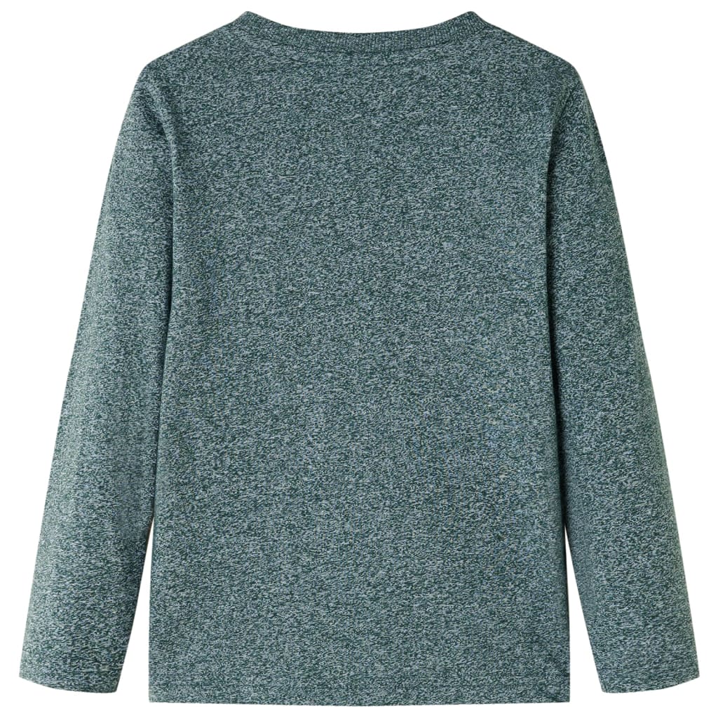 Kinder-Langarmshirt Cognac Melange 104