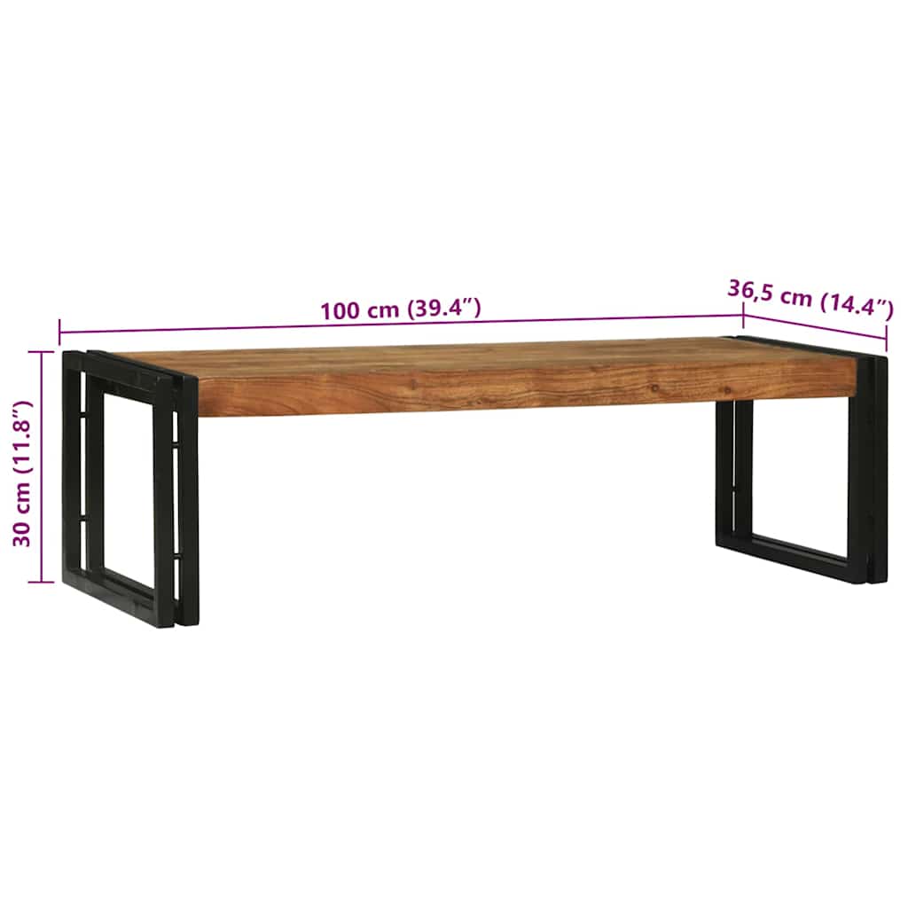 Couchtisch 2 pcs Braun 48 x 40 x 40 cm Massivholz Mango