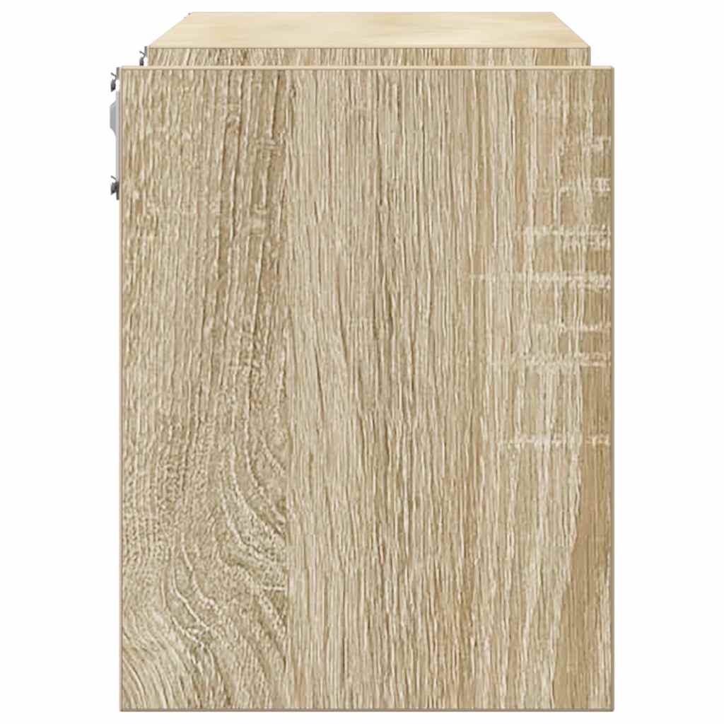 Wandregale 2 Stk. Weiß 100x15x20 cm Holzwerkstoff