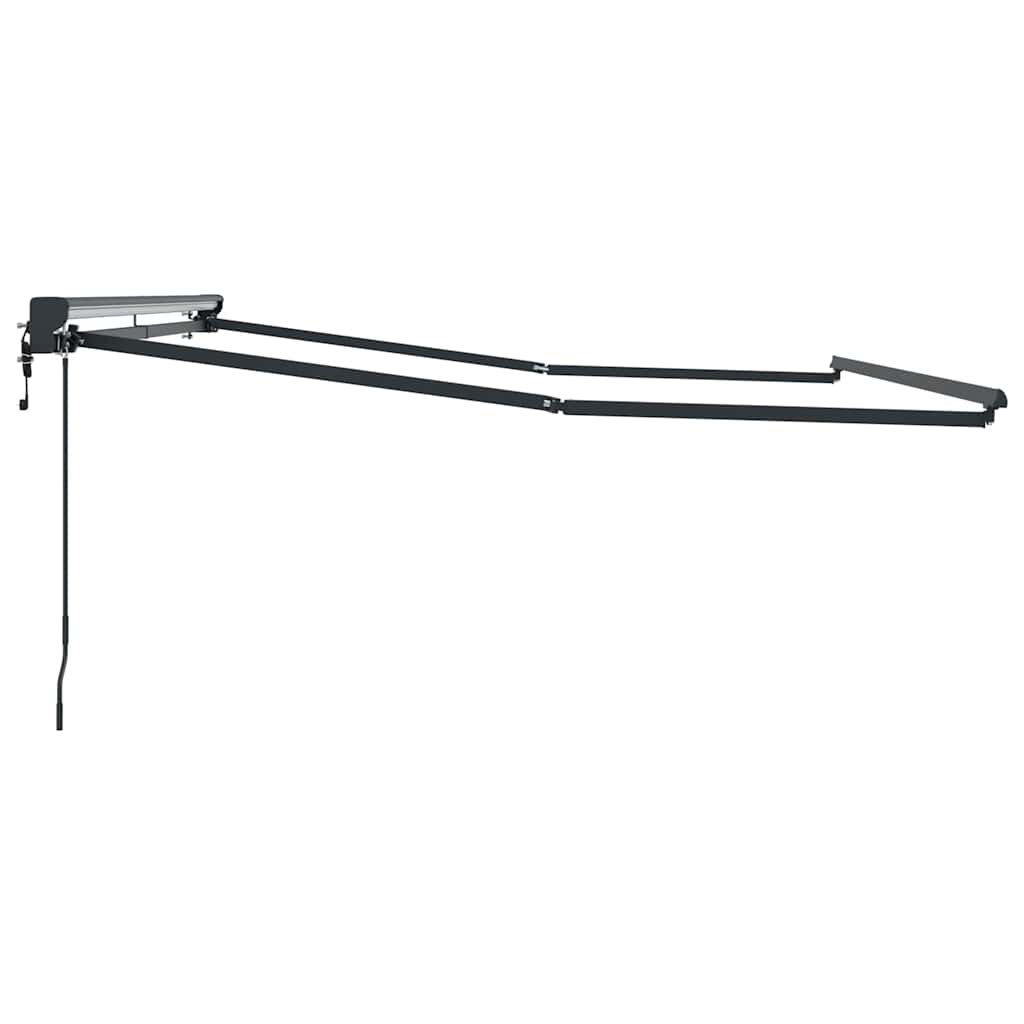 Markisenrahmen Verstellbar Weiß 2,5 x 2 m Stahl