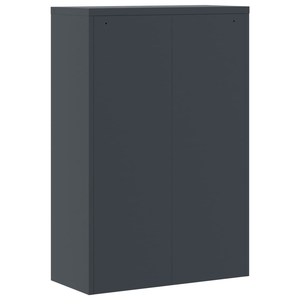 Aktenschrank Weiß 90x40x110 cm Stahl