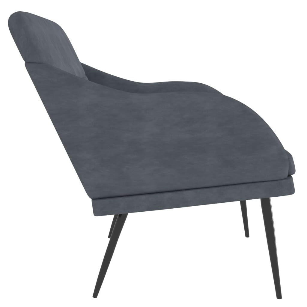 Sitzbank Dunkelgrün 110x76x80 cm Samt