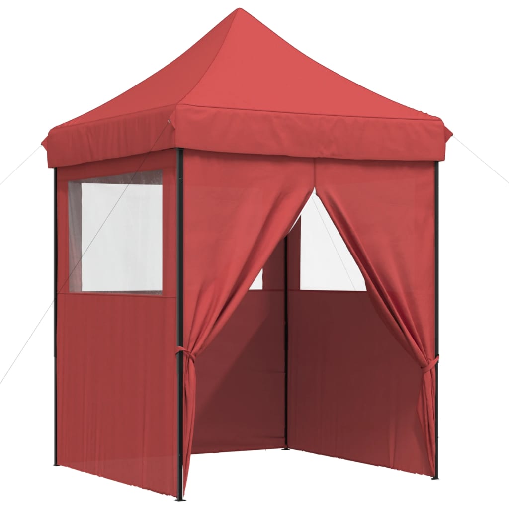Partyzelt Faltbar Pop-Up Schwarz 200x200x306 cm
