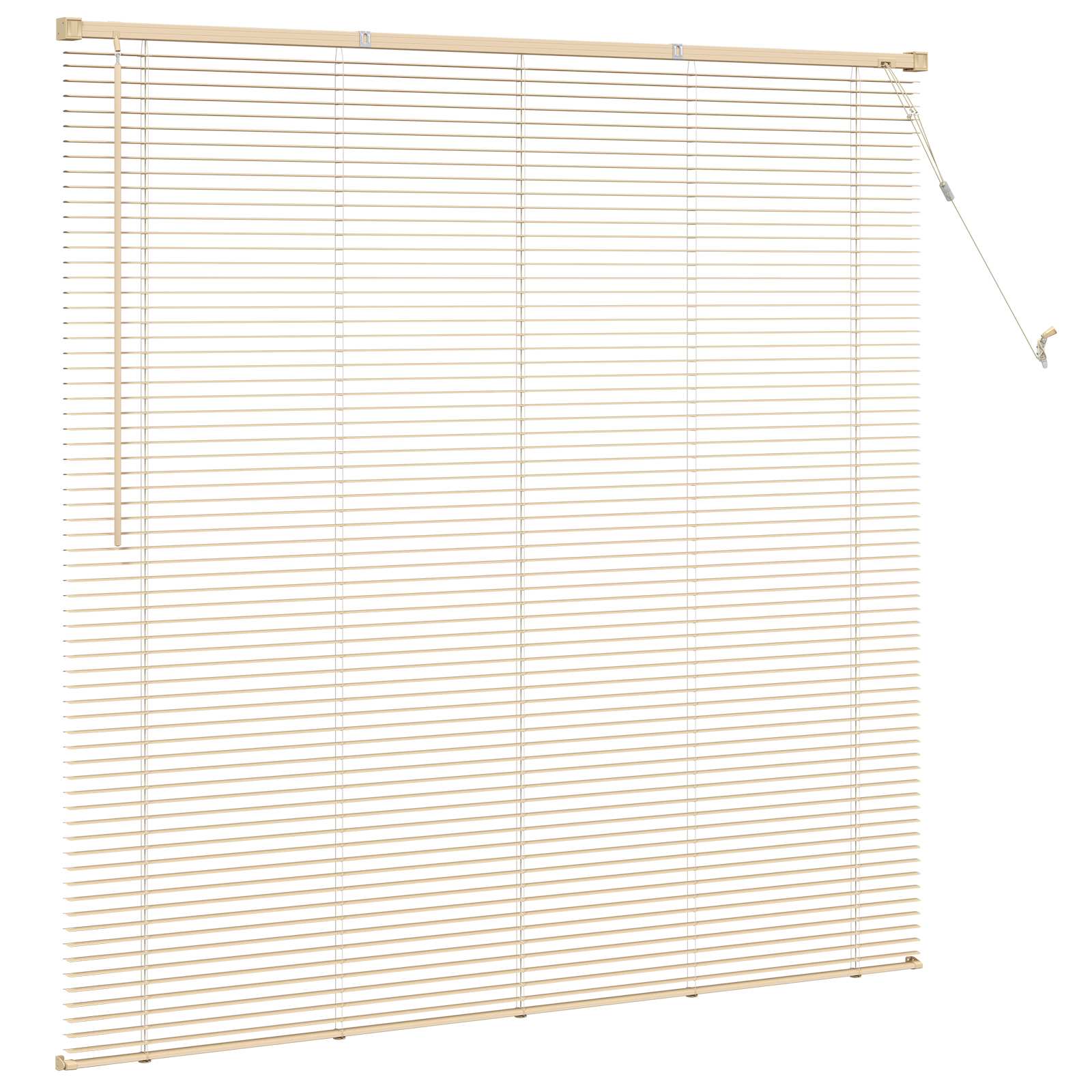 Jalousie Silber Grau 150 x 40 cm 25 mm PVC